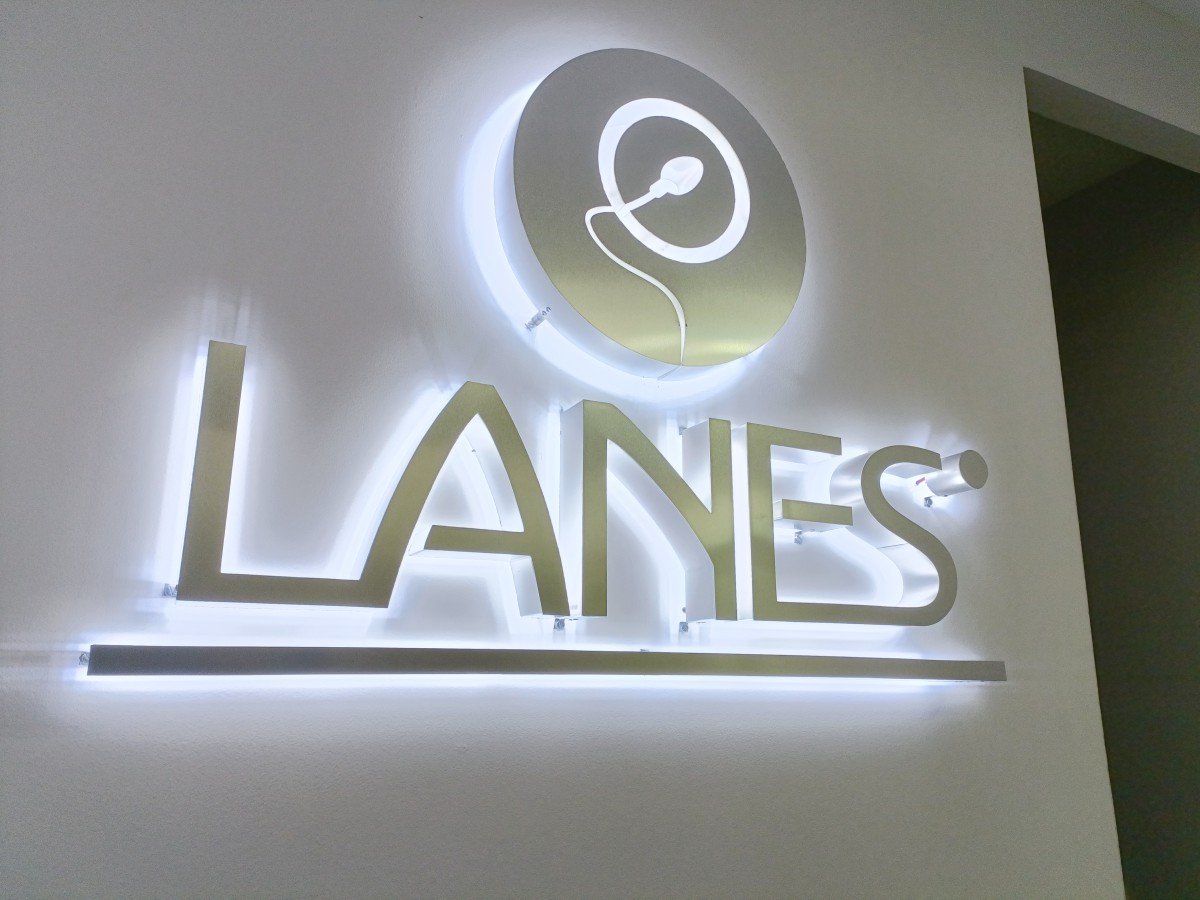 letras 3d con iluminacion laboratorios lanes tuxtla chiapas